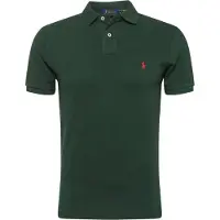 Ralph Lauren per uomo. 710795080018 Polo in piquet verde Slim Fit (XS), Casual, Cotone, Manica corta