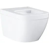GROHE Euro Wand Tiefspül WC - Klosett für UP-Spülkasten, weiß, Spülmenge 3/5 L