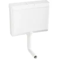 Wisa Serie 790, cassetta di scarico da incasso, colore bianco