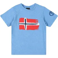 TROLLKIDS Kid's Oslo T T-shirt Bambini (140, blu)