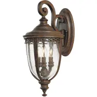 ELSTEAD Applique English Bridle IP44 Ø 21,6 cm bronzo