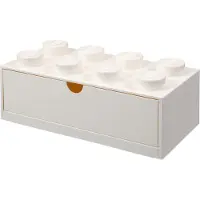 LEGO Cassetto a 8 bottoncini - Bianco