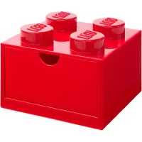 Room copenhagen Cassetto-mattoncino 4 bottoncini - Rosso