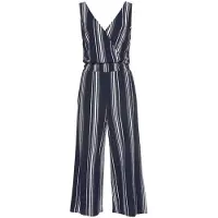 LASCANA Tuta jumpsuit marino / bianco