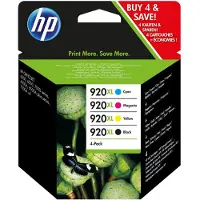 HP Cartuccia stampante 920XL (C2N92AE) - 4 colori Alta capacità Multipack