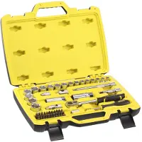 Stanley Kit St. con cricchetto 3/8" e accessori 49Set.