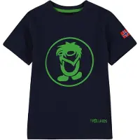 TROLLKIDS Kid's Troll T T-shirt Bambini (98, blu)