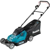 Makita Tosaerba a batteria DLM432CT2 (2x5,0Ah) funzione mulching doppio caricabatterie