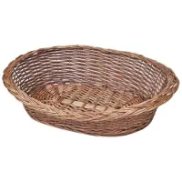 vidaXL Cestino per cani in vimini naturale 50 cm