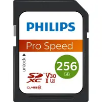 Philips Scheda Di Memoria Con Adattatore Micro Sdxc 256gb Class 10 Uhs-i U3