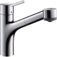 Hansgrohe HG Einhandmischer Brause Metropol mit Hebelgriff verchromt