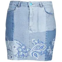 Desigual Gonne corte BE BLUE donne - Blu - US 24