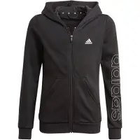 Adidas Felpe con cappuccio HAJA ragazza - Nero - 5 / 6 anni