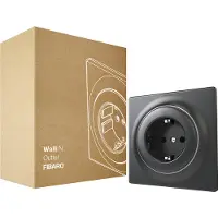 Fibaro FGWSONF-011-8 socket-outlet Type F Black