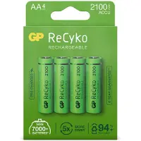 GP Batterier Recyko - AA /4 2100 mAh