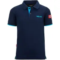 TROLLKIDS Kid's Bergen Polo XT Maglia polo Bambini (92, blu)
