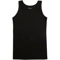 Joha Undershirt Intimo lana merinos Uomo (XL, nero)