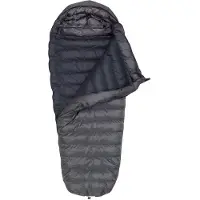 Western Mountaineering Sequoia MF Sacco a pelo in piuma (200 cm, nero/grigio)