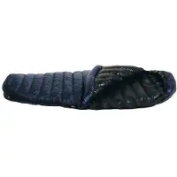 Western Mountaineering TerraLite Sacco a pelo in piuma (215 cm, nero/blu)