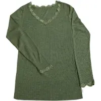 Joha Women's Blouse I L/S 70/30 Intimo lana merinos Donna (L, olivia)