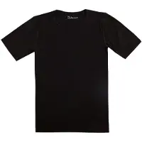 Joha T-Shirt 85/15 Intimo lana merinos Uomo (XXL, nero)