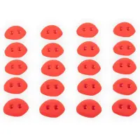 Wataaah Dojo Foot Appigli da arrampicata bianco/rosso