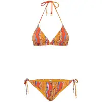 Shiwi Ladies Marble Liz Triangle Bikini Satsuma Spritz Yellow Taglia: 40 | Bikini Outlet | Donna | Giallo