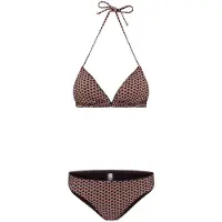 Shiwi Ladies Retro Miniprint Liz Triangle Bikini Bourgondy Aubergi Taglia: 34 | Bikini Outlet | Donna