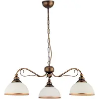 Jupiter Lampada a sospensione Xsara 3xE27 lampada a sospensione lampada a sospensione ottone antico