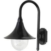 Rabalux Lampada da parete classica per esterni 1xE27 Konstanz nero 8245