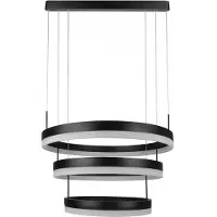 V-TAC Lampada a sospensione a LED VT-82-3 nero-grigio 92 W, bianco caldo 6500 lm, alluminio, dimensioni: 120 x 60 x 60 cm, IP20,