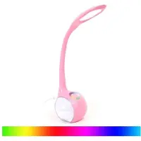 Platinet Lampada Da Tavolo 7W + Luce Notturna Rosa