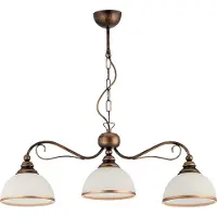 Jupiter Lampada a sospensione Casale, 3 luci, lunghezza 74 cm
