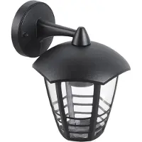 Rabalux Apparecchio da facciata nero Marseille Down per lampadina E27 8617