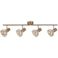 Rabalux Striscia luminosa oro antico / ambra E14 4x40W Holly 5550