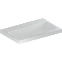Geberit iCon Light lavabo, 75 cm x 48 cm, sans trou pour robinetterie, sans trop-plein,501835, 501.835.00.7, 501.835.00.7