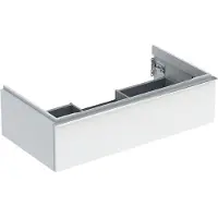 Geberit iCon Armoire basse pour lavabo, 1 tiroir, 88,8x24,7x47,6 cm, 502312, 502.312.01.2, 502.312.01.2