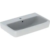 Geberit Renova Compact lavabo, avec trou pour robinetterie, avec trop-plein, 650x400mm, 501.714.00.8, 501.714.00.8
