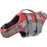 Hunter Pet Swimming Vest Moss Imbracatura per cani (Hals 34-40 cm - Bauch 51-65 cm, rosso)