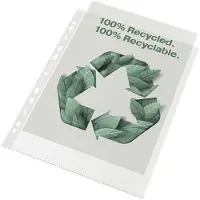 Esselte Copertura In Plastica Reinforced Recycle Pp A4 Maxi 70 Microns 100 Unità