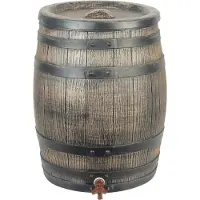Nature Water collector - - Barrel - 50 liters - Rotomolded PE - Accessories included