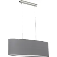 Eglo 31582 Pasteri lampada a sospensione 75cm tessile grigio
