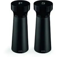 Amefa Modern 676514PE29PS2, set di macina sale e pepe da 2 pezzi, nero, 15 cm