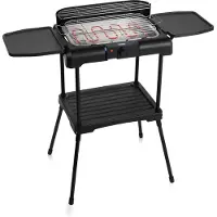 Princess 01.112250.01.001 BBQ elettrico con ripiani laterali