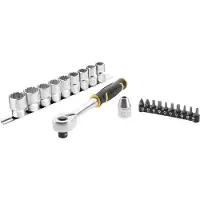 Stanley Black & Decker Deutschland Set di cricchetti da 1/2" 120T e di punte
