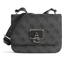 GUESS Carbone Nero 18,5 x 14,5 x 7 cm — Borsa a tracolla