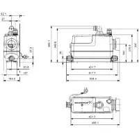 Grundfos Unità di sollevamento di piccole dimensioni Sololift2 CWC-3