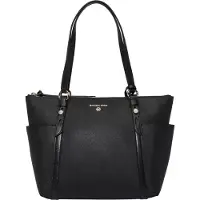 Michael Kors Medium Leather Top Zip Bucket Messenger Bag In Black Taglia: OS | Borse a mano Outlet | Donna | Nero