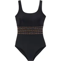 LASCANA Costume intero beige / marrone / nero