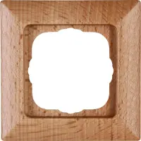 Kopp MILANO faggio - Cornice di copertura per interruttore MILANO faggio a 1 posto